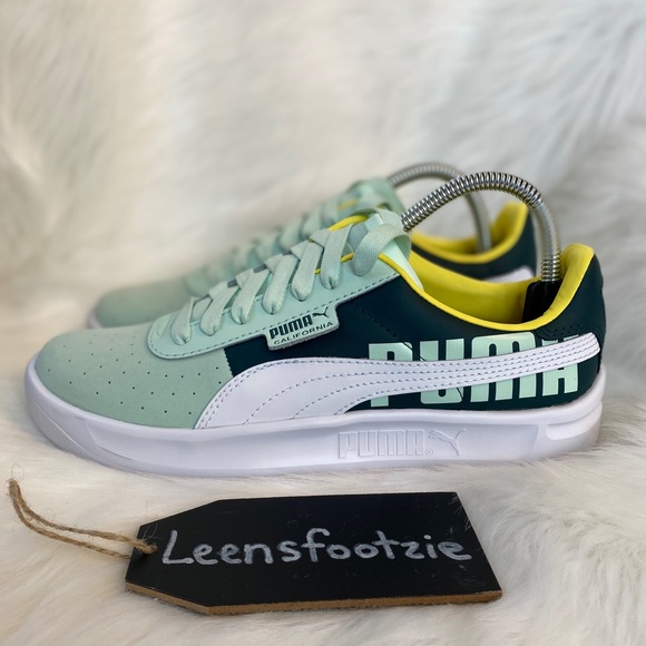 puma cali mint green
